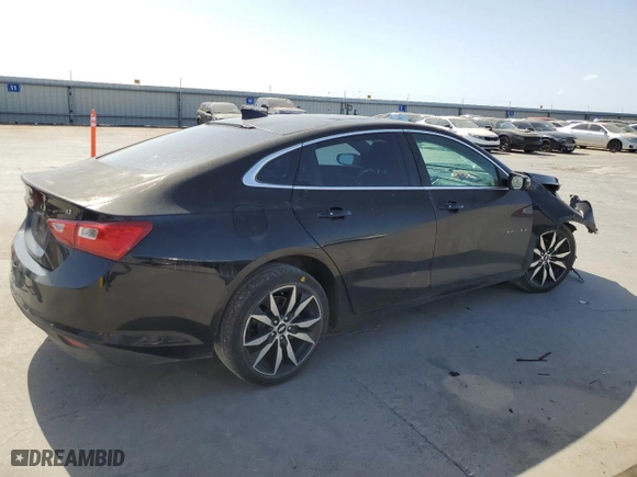 2018 Chevrolet Malibu LT with VIN 1G1ZD5ST0JF109145, listed as a Copart auction lot 50074445 with 92,257 mi miles and Salvage Title. Bid and sale history available at carsss.com. Image 3.