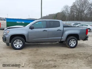 2021 Chevrolet Colorado 4WD Work Truck with VIN 1GCGTBENXM1143107, listed as a IAAI auction lot 41152936 with 47,148 mi miles. Bid and sale history available at carsss.com. Image 14.