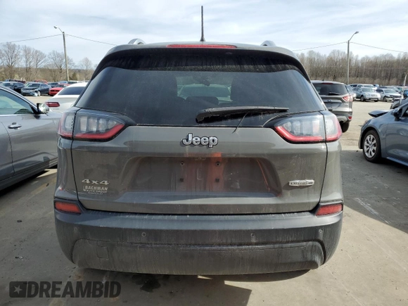 2020 Jeep Cherokee Latitude Plus with VIN 1C4PJMLBXLD617175, listed as a Copart auction lot 50235775 with 119,508 mi miles and Salvage Title. Bid and sale history available at DreamBid. Image 6.