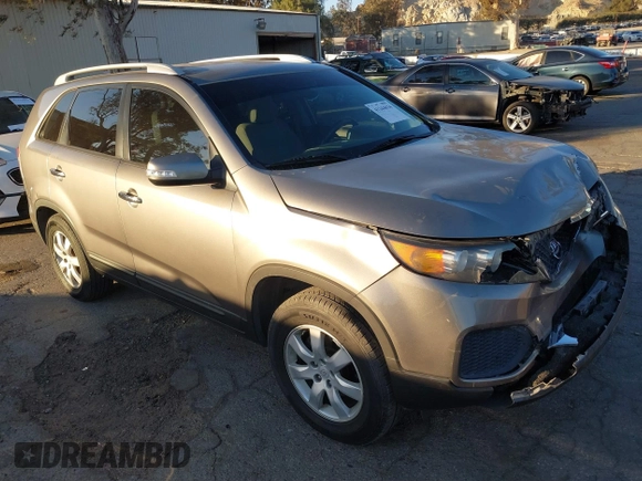 2011 Kia Sorento LX with VIN 5XYKT4A27BG125260, listed as a IAAI auction lot 41344634 with 139,393 mi miles. Bid and sale history available at carsss.com. Image 1.