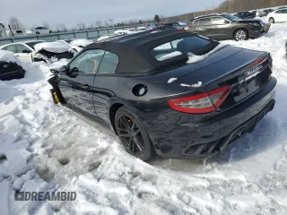 2013 Maserati GranTurismo Convertible Sport with VIN ZAM45VMAXD0071100, listed as a Copart auction lot 46999495 with 0 mi miles and Salvage Title. Bid and sale history available at carsss.com. Image 2.