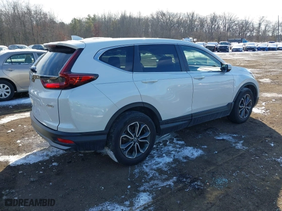 2022 Honda CR-V EX with VIN 2HKRW2H59NH638128, listed as a IAAI auction lot 41405490 with 28,420 mi miles. Bid and sale history available at carsss.com. Image 4.