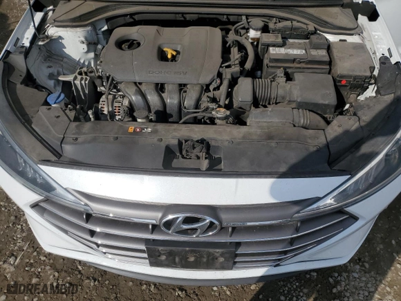 2020 Hyundai Elantra SEL with VIN 5NPD84LFXLH538942, listed as a Copart auction lot 87760985 with 102,400 mi miles and Salvage Title. Bid and sale history available at carsss.com. Image 11.