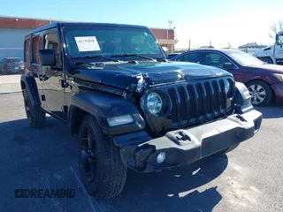 2022 Jeep Wrangler Unlimited Sport with VIN 1C4HJXDG0NW200459, listed as a IAAI auction lot 41740168 with 19,019 mi miles and . Bid and sale history available at DreamBid. Image 6.