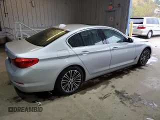 2019 BMW 5 Series 530e xDrive with VIN WBAJB1C56KB376895, listed as a Copart auction lot 74907304 with 58,783 mi miles and Salvage title. Bid and sale history available at DreamBid. Image 3.