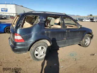 2003 Mercedes-Benz M-Class 3.7L with VIN 4JGAB57E33A420679, listed as a Copart auction lot 44367445 with 150,164 mi miles and Salvage Title. Bid and sale history available at carsss.com. Image 3.