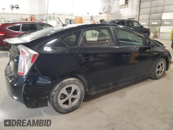 2013 Toyota Prius One z VIN JTDKN3DU7D1660514, wystawiony jako Copart lot #50799185 z przebiegiem 177 107 mil mil oraz Czysty tytuł • Clean title. Historia ofert i sprzedaży dostępna na DreamBid. Obrazek 3.