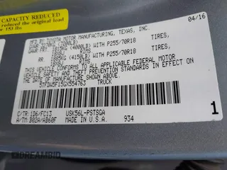 2016 Toyota Tundra SR5 z VIN 5TFDW5F15GX554763, wystawiony jako IAAI lot #42092776 z przebiegiem 141 522 mil mil oraz . Historia ofert i sprzedaży dostępna na DreamBid. Obrazek 9.