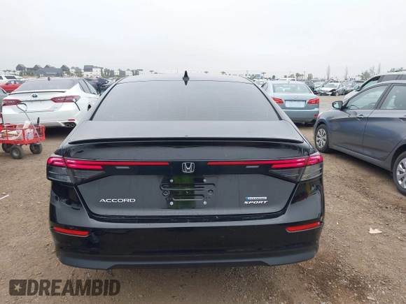 2024 Honda Accord Sport with VIN 1HGCY2F57RA009940, listed as a IAAI auction lot 42142419 with 13,183 mi miles and . Bid and sale history available at DreamBid. Image 16.