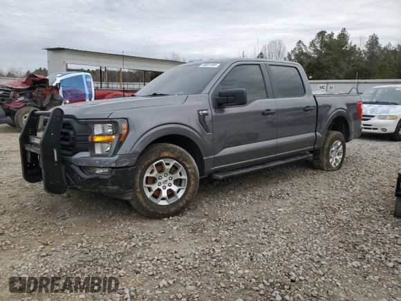 2023 Ford F-150 with VIN 1FTFW1P85PKD23050, listed as a Copart auction lot 48001595 with 42,427 mi miles and Salvage title. Bid and sale history available at DreamBid. Image 1.