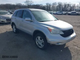 2010 Honda CR-V EX-L with VIN 5J6RE4H74AL055868, listed as a IAAI auction lot 41661172 with 124,344 mi miles. Bid and sale history available at carsss.com. Image 1.