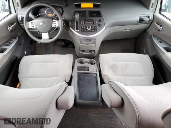 2008 Nissan Quest S z VIN 5N1BV28U58N120030, wystawiony jako Copart lot #44403825 z przebiegiem 225 303 mil mil oraz Szkoda całkowita • Salvage title. Historia ofert i sprzedaży dostępna na DreamBid. Obrazek 8.