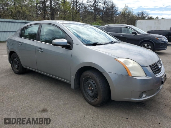 2008 Nissan Sentra S with VIN 3N1AB61E38L712077, listed as a Copart auction lot 55896675 with 60,594 mi miles and Clean title. Bid and sale history available at DreamBid. Image 4.