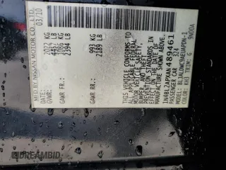 2010 Nissan Altima 3.5 SR with VIN 1N4BL2APXAN489461, listed as a Copart auction lot 88443665 with 152,745 mi miles and Salvage Title. Bid and sale history available at carsss.com. Image 12.