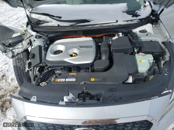 2017 Hyundai Sonata Hybrid SE with VIN KMHE24L31HA074137, listed as a Copart auction lot 45313855 with 44,370 mi miles and Salvage Title. Bid and sale history available at carsss.com. Image 12.