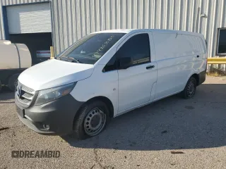 2016 Mercedes-Benz Metris Cargo with VIN WD3PG2EA5G3090076, listed as a Copart auction lot 47496835 with 109,989 mi miles and Salvage Title. Bid and sale history available at carsss.com. Image 1.