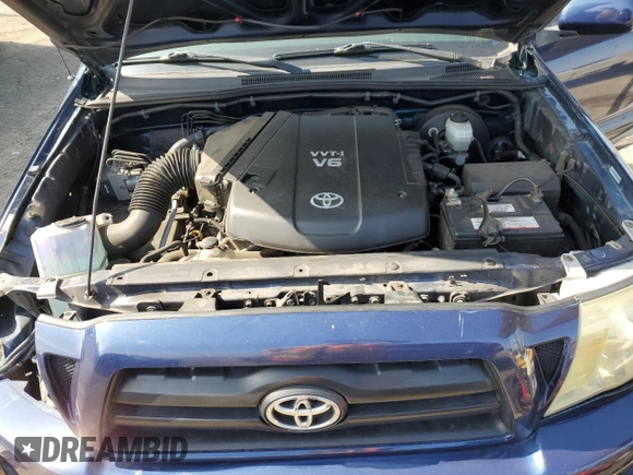 2008 Toyota Tacoma PreRunner with VIN 3TMJU62N48M059131, listed as a Copart auction lot 60751455 with 125,672 mi miles and Salvage title. Bid and sale history available at DreamBid. Image 11.