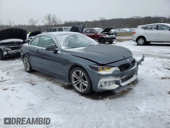 2018 BMW 4 Series 430i xDrive with VIN WBA4Z3C53JEC57500, listed as a Copart auction lot 87028974 with 63,727 mi miles and Salvage Title. Bid and sale history available at DreamBid. Image 4.