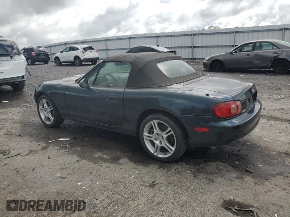 2005 Mazda MX-5 Miata LS with VIN JM1NB353X50410655, listed as a Copart auction lot 63337515 with 118,409 mi miles and Clean title. Bid and sale history available at DreamBid. Image 2.