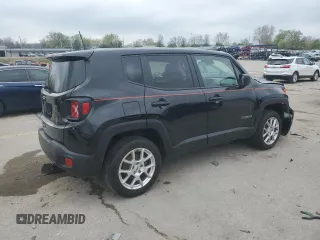 2023 Jeep Renegade Latitude with VIN ZACNJDB18PPP36797, listed as a Copart auction lot 52156255 with 14,967 mi miles and Salvage Title. Bid and sale history available at carsss.com. Image 3.