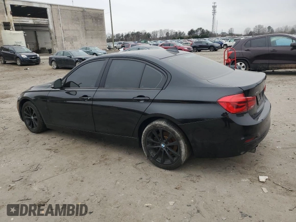 2018 BMW 3 Series 320i xDrive with VIN WBA8E5G53JNU46177, listed as a Copart auction lot 43113215 with 82,616 mi miles and Salvage Title. Bid and sale history available at carsss.com. Image 2.