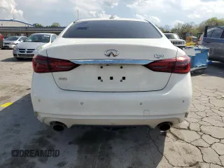 2019 Infiniti Q50 Luxe with VIN JN1EV7AR0KM552352, listed as a Copart auction lot 52812385 with 50,376 mi miles and Salvage Title. Bid and sale history available at carsss.com. Image 6.