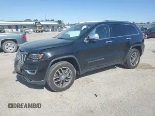 2017 Jeep Grand Cherokee Limited with VIN 1C4RJEBG2HC943268, listed as a Copart auction lot 50553945 with 160,459 mi miles and Salvage title. Bid and sale history available at DreamBid. Image 1.
