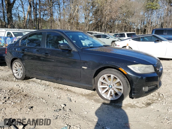 2011 BMW 3 Series 328i with VIN WBAPH7G52BNN05378, listed as a Copart auction lot 46983785 with 169,752 mi miles and Salvage Title. Bid and sale history available at carsss.com. Image 4.