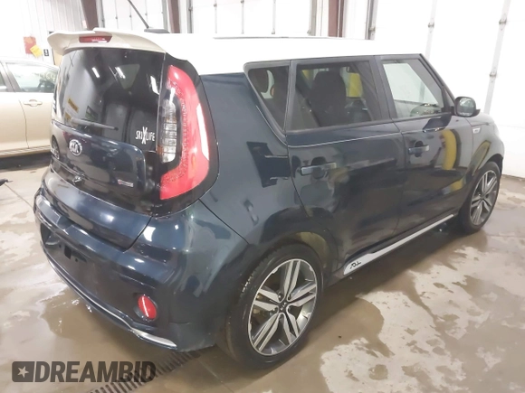 2018 Kia Soul + with VIN KNDJP3A54J7615526, listed as a IAAI auction lot 41745034 with 58,460 mi miles. Bid and sale history available at carsss.com. Image 4.