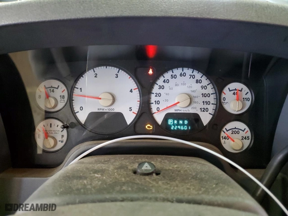 2007 Dodge Ram 2500 Laramie with VIN 1D7KS28A57J606920, listed as a Copart auction lot 51732225 with 229,601 mi miles and Clean Title. Bid and sale history available at carsss.com. Image 9.