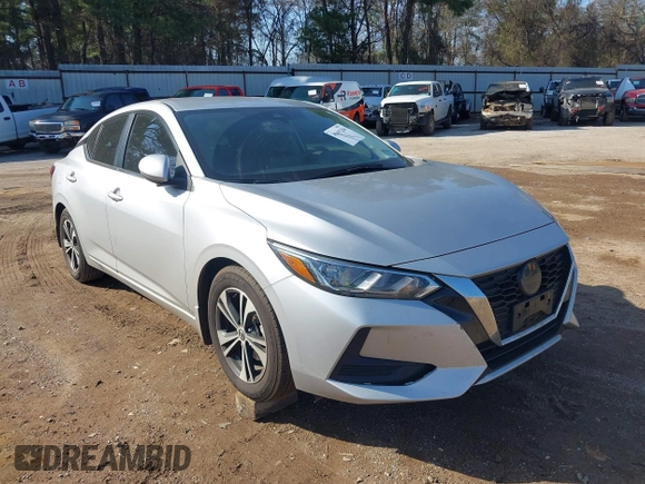 2022 Nissan Sentra SV z VIN 3N1AB8CV6NY230923, wystawiony jako IAAI lot #41455204 z przebiegiem 58 640 mil mil oraz . Historia ofert i sprzedaży dostępna na DreamBid. Obrazek 1.