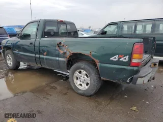 2002 Chevrolet Silverado 1500 LS with VIN 1GCEK14T22Z241762, listed as a Copart auction lot 43076875 with 224,844 mi miles and Clean Title. Bid and sale history available at carsss.com. Image 2.