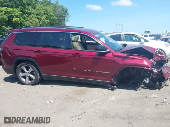 2021 Jeep Grand Cherokee Limited with VIN 1C4RJKBG0M8173017, listed as a IAAI auction lot 42496503 with 41,840 mi miles and . Bid and sale history available at DreamBid. Image 13.
