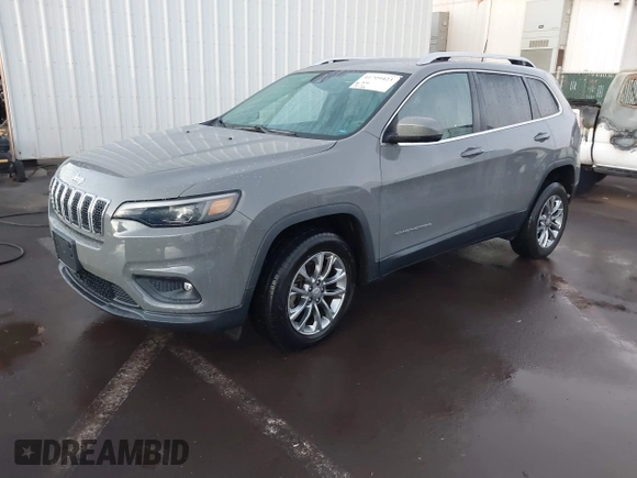 2021 Jeep Cherokee Latitude Lux with VIN 1C4PJLMX4MD158909, listed as a IAAI auction lot 41709423 with 28,368 mi miles. Bid and sale history available at carsss.com. Image 2.