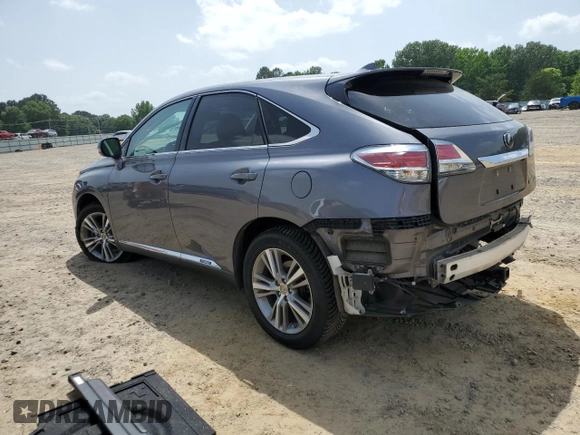2015 Lexus RX 450h z VIN 2T2ZB1BA3FC001148, wystawiony jako Copart lot #56980375 z przebiegiem 162 749 mil mil oraz Szkoda całkowita • Salvage title. Historia ofert i sprzedaży dostępna na DreamBid. Obrazek 2.