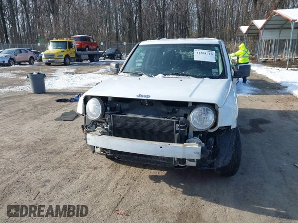 2017 Jeep Patriot Sport with VIN 1C4NJPBB5HD166657, listed as a IAAI auction lot 41301710 with 142,633 mi miles. Bid and sale history available at carsss.com. Image 13.