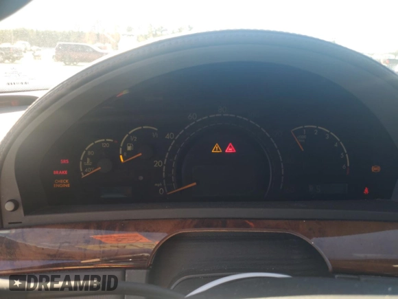 2002 Mercedes-Benz S-Class 6.0L with VIN WDBNG78J12A229046, listed as a Copart auction lot 81470214 with 0 mi miles and Salvage Title. Bid and sale history available at carsss.com. Image 9.