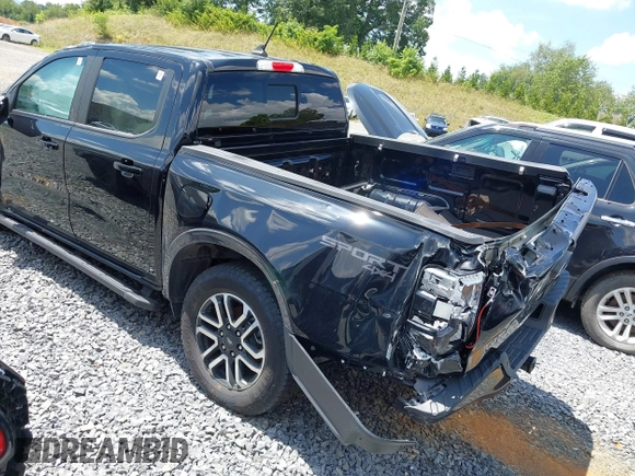 2024 Ford Ranger Lariat with VIN 1FTER4KH3RLE27092, listed as a IAAI auction lot 42726630 with Not provided miles and . Bid and sale history available at DreamBid. Image 3.