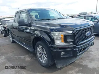 2018 Ford F-150 XL with VIN 1FTEX1CP8JKF28410, listed as a IAAI auction lot 40678411 with 64,138 mi miles and . Bid and sale history available at DreamBid. Image 1.