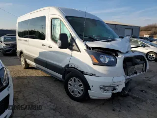 2024 Ford Transit Passenger XL with VIN 1FBAX2C85RKA76767, listed as a Copart auction lot 87883825 with Not Provided miles and Salvage Title. Bid and sale history available at carsss.com. Image 4.
