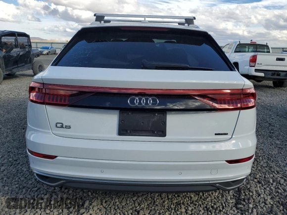 2022 Audi Q8 Premium Plus with VIN WA1BVBF18ND019444, listed as a Copart auction lot 79656994 with 0 mi miles and Salvage Title. Bid and sale history available at carsss.com. Image 6.