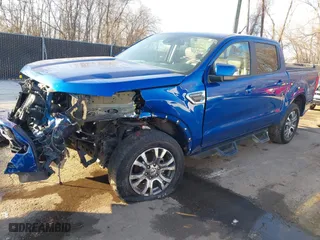 2019 Ford Ranger XL with VIN 1FTER4FH8KLA55507, listed as a IAAI auction lot 41133615 with 58,747 mi miles. Bid and sale history available at carsss.com. Image 2.