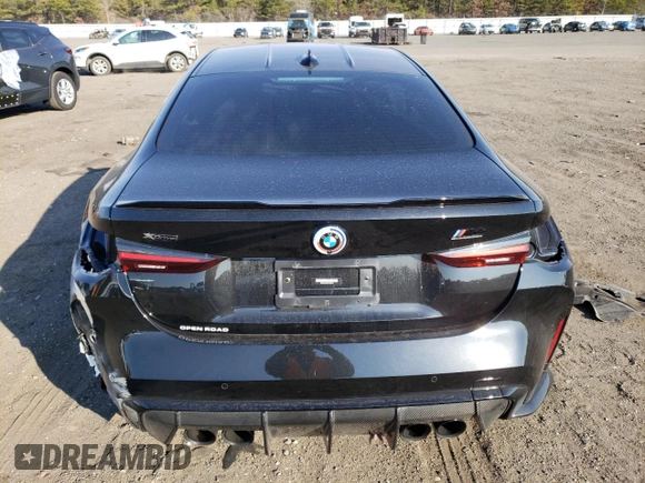 2023 BMW M4 Competition xDrive with VIN WBS43AZ0XPCL29159, listed as a Copart auction lot 38598783 with 4,862 mi miles. Bid and sale history available at carsss.com. Image 6.