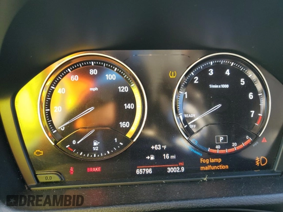 2018 BMW X1 xDrive28i with VIN WBXHT3C37J3H32374, listed as a Copart auction lot 70226702 with 65,796 mi miles. Bid and sale history available at carsss.com. Image 9.