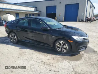 2018 Honda Civic Sedan EX-L with VIN JHMFC1F7XJX032019, listed as a Copart auction lot 53971325 with 95,552 mi miles and Salvage Title. Bid and sale history available at carsss.com. Image 4.