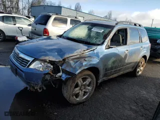 2009 Subaru Forester (Natl) X w/Premium Pkg with VIN JF2SH63659H732077, listed as a Copart auction lot 44752055 with 117,592 mi miles and Salvage Title. Bid and sale history available at carsss.com. Image 1.
