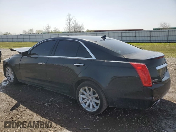 2014 Cadillac CTS Sedan RWD with VIN 1G6AP5SX1E0184009, listed as a Copart auction lot 47669475 with 125,314 mi miles and Salvage Title. Bid and sale history available at carsss.com. Image 2.