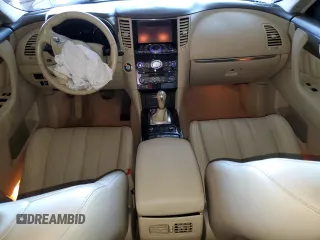 2015 Infiniti QX70 with VIN JN8CS1MU5FM381036, listed as a Copart auction lot 54107975 with Not Provided miles and Salvage Title. Bid and sale history available at DreamBid. Image 8.