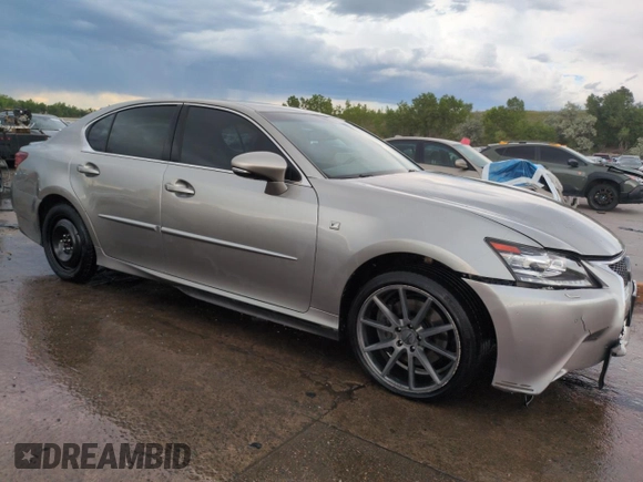 2015 Lexus GS 350 with VIN JTHCE1BL4FA000760, listed as a Copart auction lot 60535055 with 89,070 mi miles and Salvage title. Bid and sale history available at DreamBid. Image 4.