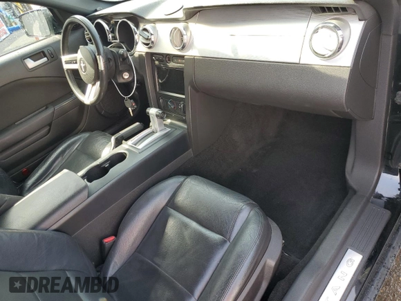 2005 Ford Mustang Deluxe with VIN 1ZVHT80N755201499, listed as a Copart auction lot 52082585 with 203,854 mi miles and Salvage Title. Bid and sale history available at carsss.com. Image 8.